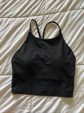 Old Navy Black High-Neck Sports Bralette